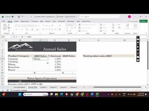 Shelly Cashman Excel 365 | Module 5: End of Module Project 1 Shasta Outdoors #shellycashman
