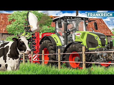 LS22 Frankreich #17: Ein KUHSTALL für den Hof! | LANDWIRTSCHAFTS SIMULATOR 22