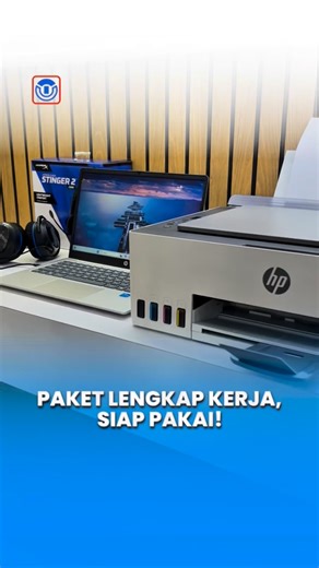 Utama Computer Kebumen on Instagram: "Kerja nggak pakai ribet lagi‼️ 1 paket = Laptop HP + Printer HP + Headset Stinger X ➡️ Tinggal nyalain, langsung gas kerja ⚡ Siap pakai, siap cuan🤑 . Utama Computer Kebumen 📍JL. HM Sarbini 66 Bumirejo Kebumen #TOKONE_WONGE_DEWEK #utamacomputerkebumen"