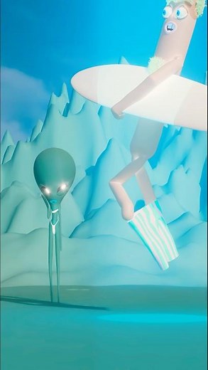 Alien Barbie captures Ken 👽🛸 #barbie #alien