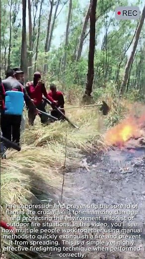 Fast Fire Suppression Prevents Spread #viral #tools #skills #firefighting