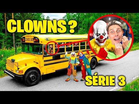 When you see this clown school bus filled with CLOWNS, do not pass it! Drive away FAST!!