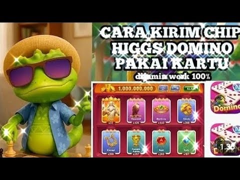 Cara kirim chip higgs domino || Apk higgs domino global versi terbaru ada tombol kirim