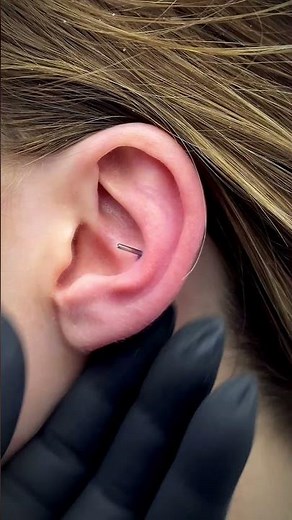 How CONCH PIERCING is done ❤️