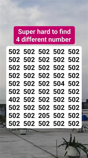 Identify 4 different #puzzle #quiz | EyeSnap