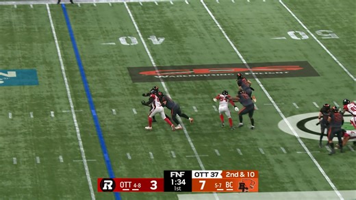 1.8K views · 35 reactions | REMARKABLE ROURKE! The pivot gets away from pressure for an enormous gain! #CFLGameDay ️: REDBLACKS vs. BC Lions LIVE NOW : TSN, RDS : CBSSN : CFL+ | CFL | Facebook