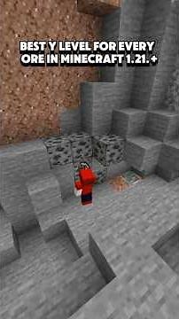 The Best Y Level For Every Ore In Minecraft 1.21+! #minecraft #survival #minecraftfarms