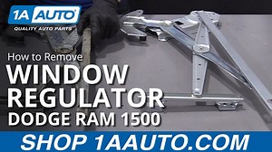 How to Replace Window Regulator 1994-2002 Dodge Ram 1500