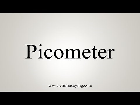How To Say Picometer