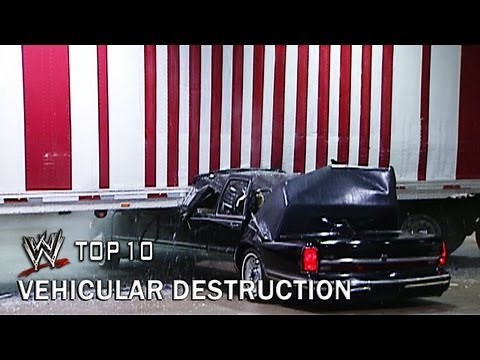 Vehicular Destruction - WWE Top 10