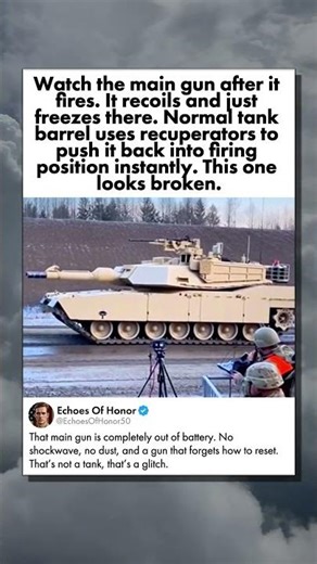 ABRAMS TANK GUN FAILURE