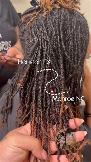 What made her come back for a new set of loc extensions?