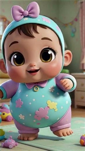 Cute Baby saying the Happy Newyear