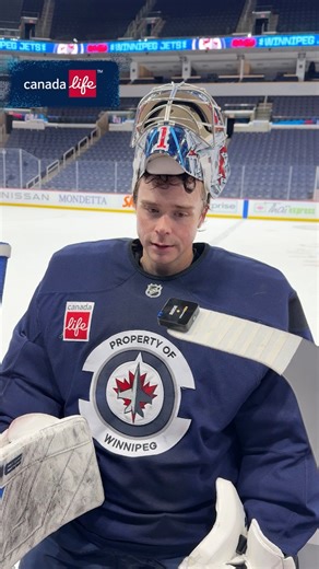 Eric Comrie has been too preoccupied to think about #themasters 👶 Life Questions x Canada Life Co | Winnipeg Jets