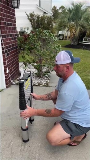 Can you ladder do this? #telescopic #ladder #construction #constructiontools #diy #diytools