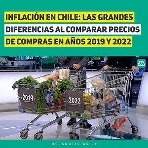 181K views · 4.1K reactions |  #MegaInflación Soledad Onetto y Juan Manuel Astorga realizaron el experimento del "efecto supermercado", totalmente en vivo, para comparar los productos que se podían comprar en 2019 y en 2022. Los resultados son un reflejo de lo que le ocurre a miles de familias chilenas hoy en día. | Meganoticias | Facebook