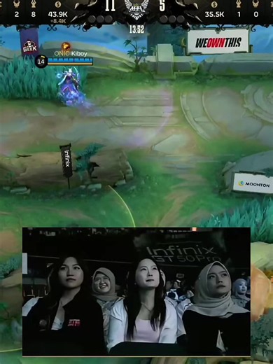 The pressure is watching #MLBBALLSTAR #MLBBEmote #MLBBSirenMask #MLBB #MobileLegendsBangBang