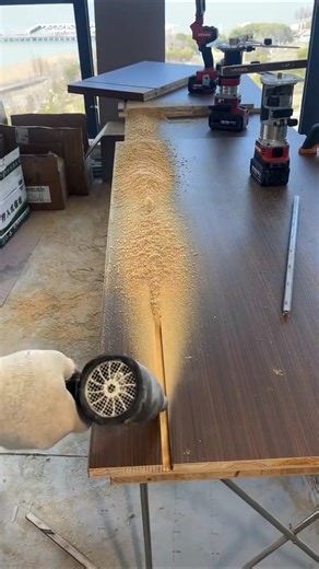 part491#This Tool Makes#Perfect Grooves EveryTime No Mess Pro FinishWatchHow😱#Satisfying#Woodworking