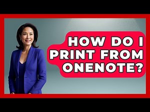 How Do I Print From OneNote? - The Time Management Pro