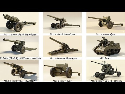 Every Type of USA Artillery in World War II Explained