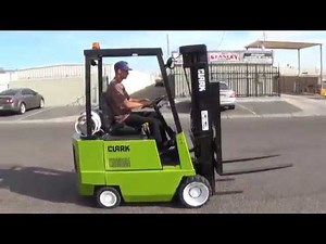 1993 Clark GCS17S Forklift for Sale - 3500lb Capacity / 3 Stage Mast / Propane Fuel