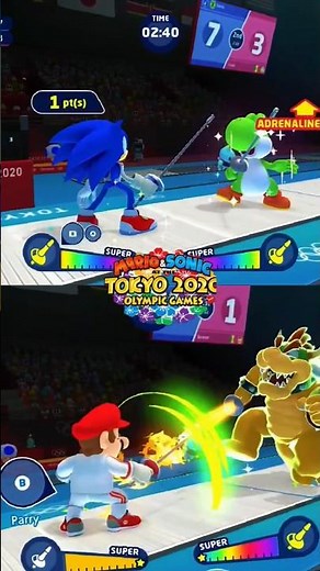 Mario and Sonic at the olympic games #mario #sonic #mariotime