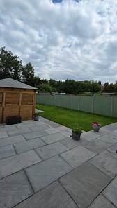 2.9K views · 43 reactions | Come with us as we install this sandstone patio and garden path on our 2024 project of year  transformation transition at the end  #fyp #foryou #foryoupage #trade #diy #landscaping #paving #patio #garden #project #transformation #reels #content #creator #following #followus #surrey #landscaper #uk | RKS Landscapes | Facebook