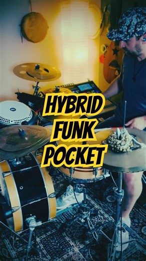 This Funk Groove Is Too Clean 🥁🔥 (Hybrid Drum Setup) #drums
