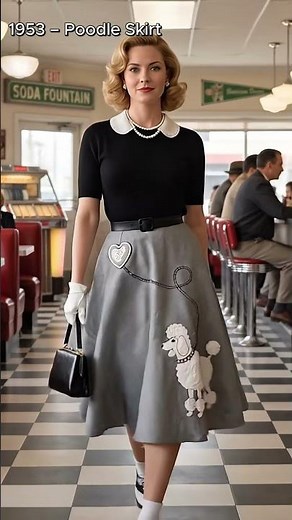 1953 Poodle Skirt | Classic American Fashion Icon