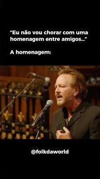 Eddie Vedder cantando para se despedir de Glen Hansard…