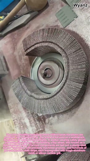 How to Make a Flap Wheel for Steel Bar Grinding | DIY Workshop Tool