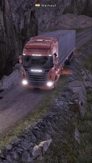 Brutal Heat Drive in ☠️ Death Valley | Scania Truck Simulator🚛 #est2 #viral #truckingsims #gaming