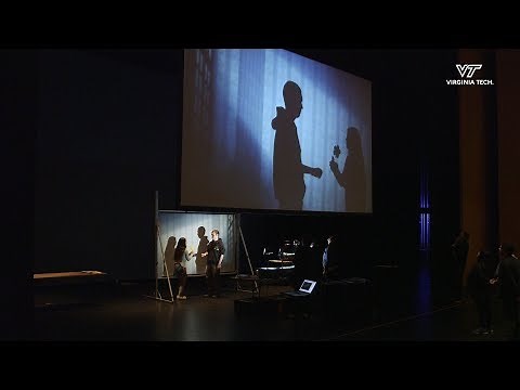 A shadow art workshop with Manual Cinema