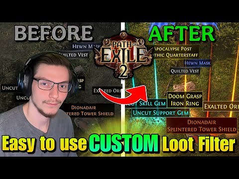 🚨YOU NEED THIS IN POE 2🚨 CUSTOM Loot Filter BEGINNER Guide | Path of Exile 2 | POE 2