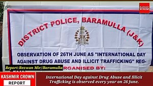 3.9K views · 63 reactions | International Day against Drug Abuse and Illicit Trafficking is observed every year on 26 June. Report by Rezwan Mir//BaramullaInternational | Kashmir Crown | Facebook
