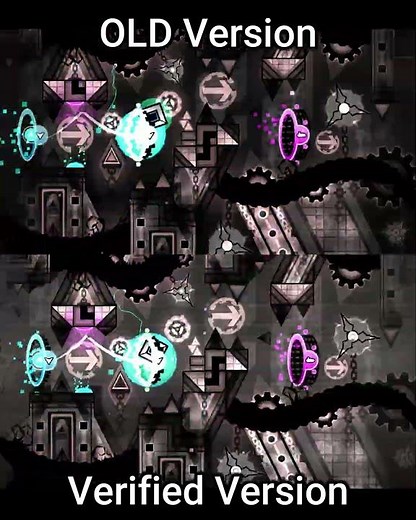 ACHERON: OLD Version VS Verified Version #geometrydash #gd #gaming #music #edit #gameplay #games
