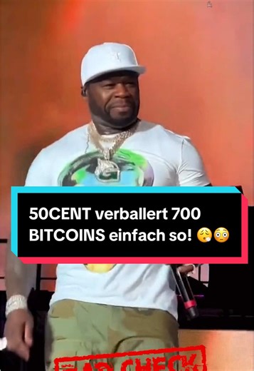50CENT verballert 700 BITCOINS in einem Video!