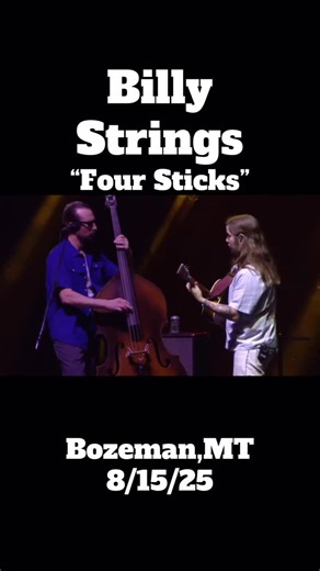 Always On Tour | Billy Strings unleashed the rock ‘n’ roll bluegrass in Bozeman with a legendary cover of Led Zeppelin’s “Four Sticks.” He truly can do it... | Instagram