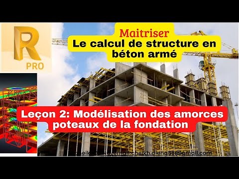 Etude béton armé #2 _Modélisation des amorces poteaux