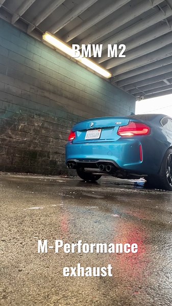 BMW performance exhaust