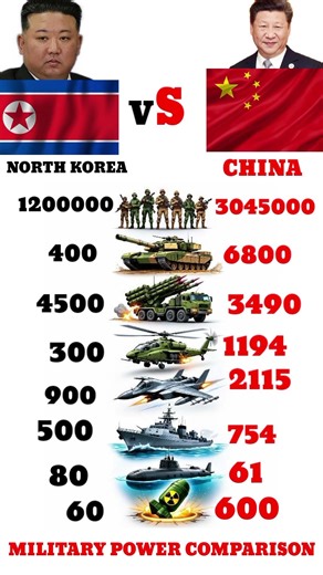Who Is Stronger in 2026? | North Korea vs China Military Power