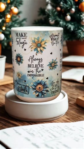✨️ New for 2026 ✨️ Our 15oz mugs will be available online after the new year or you can find them in stock now @thehandmadegiftshop or @the_crafty_corner_brighouse . This is our popular positive affirmations mug in teal. Just a little pick me up with your morning brew ❤️ #positivevibes #affirmations #handmade #15ozmug #smallbusiness | Purple Panda Designs