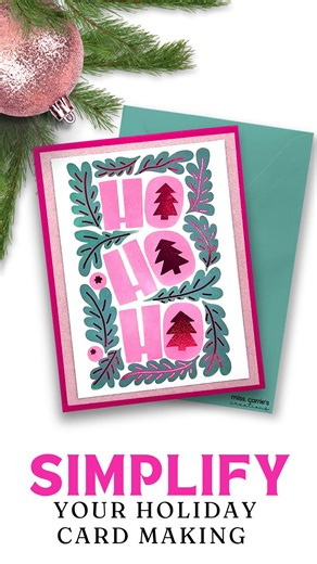 This Calls for Confetti✨️Cardmaking & Paper Crafting on Instagram: "It's time to simplify your holiday hustle! Our Foil n Blend Sheets are toner-reactive and designed to simplify foiling. No complicated steps! Just pair them with the stencils and dies you already own, run them through a laminator or Minc, and watch your card shine. Miss. Carrie proves foiling can be fun and easy and how quickly a bright pink + teal Christmas card comes together. 🎥 Want the full instructions plus tips & tricks? 