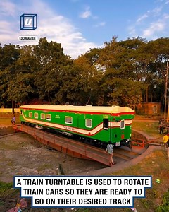 The job of operating a train turntable is so interesting! 🚊🚂 | UNILAD Tech