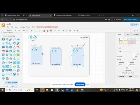 Creation of a 3-Tier Network Architecture for a Bank Application in Azure Virtual Networking