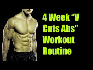 4 Week “V Cuts Abs” Workout Routine