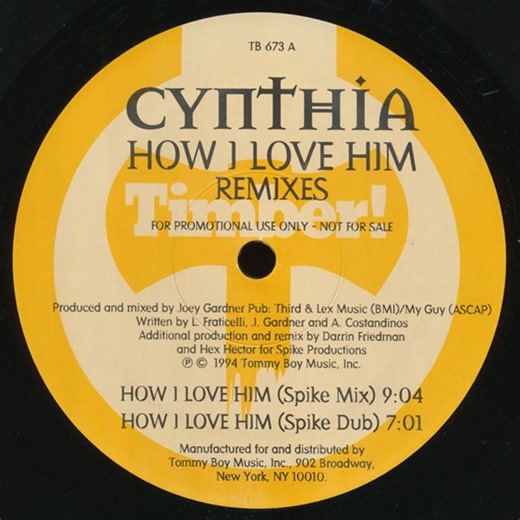 Cynthia - How I Love Him (Remixes)