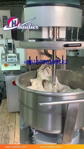 Removable bowl spiral mixer with the function - move away the bowl with dough