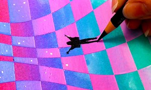 929K views · 10K reactions | Drawing tap art psychedelic, you validate? ✍️ #Surrealdrawing #Tapeart #Psychedelic #checkerboard #PsychedelicArt #Multicolor #Aura #drawing #Celestial #Drawingidea #Rainbow #colors #Oilpastels | Art Room | Facebook