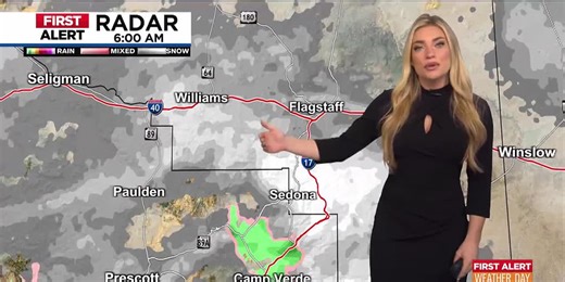 First Alert Weather Day: Snow storm pushing through Arizona's High Country